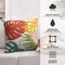 Set of 2 Summer Tropical Leaves Throw Pillow Covers Palm Banana Leaf Pillow Covers 18x18 Abstract Sun and Monstera Leaf Cushion Case for Sofa Patio Indoor Outdoor Decor
